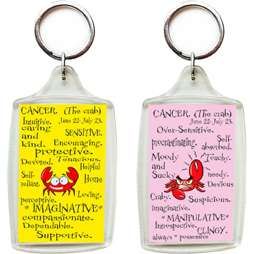 Zodiac Key Chain - CANCER-gifts-WonderShop.In
